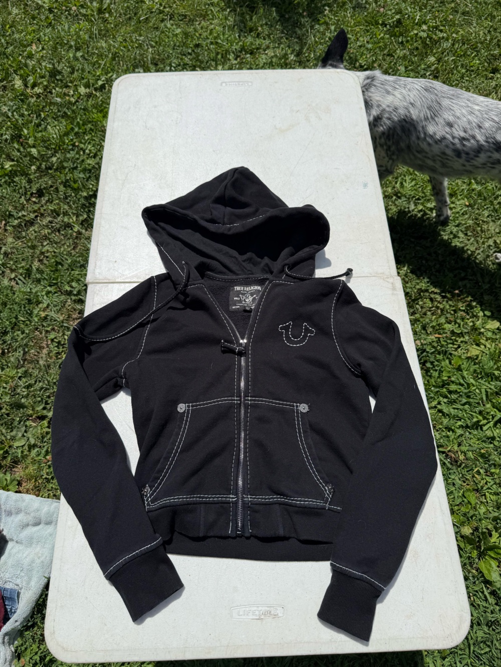 true religion zip up